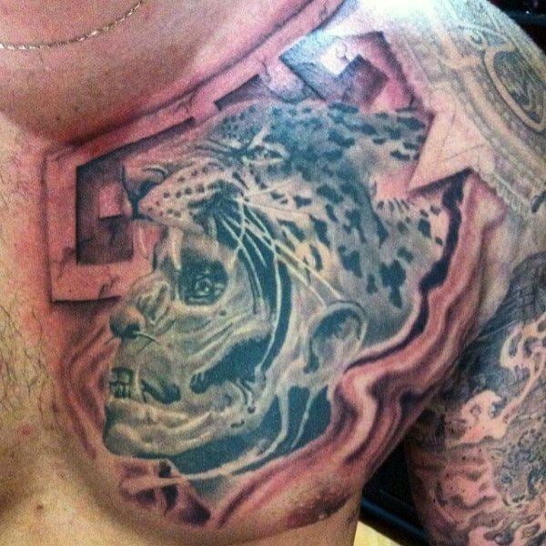 tatuaje azteca 232