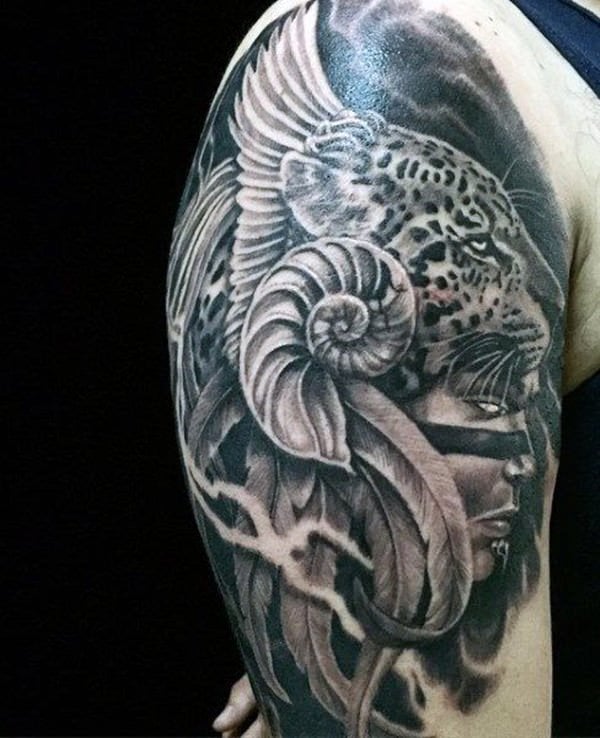 tatuaje azteca 237