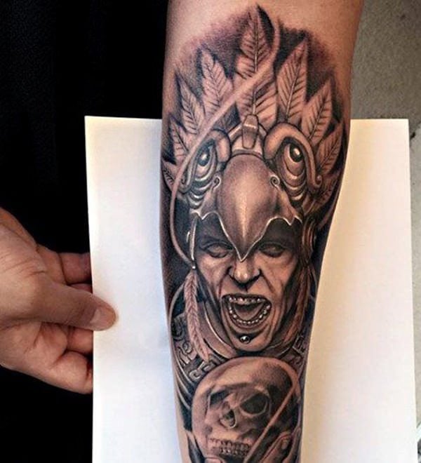 tatuaje azteca 239