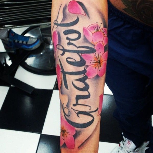 tatuaje flor de cerezo 186