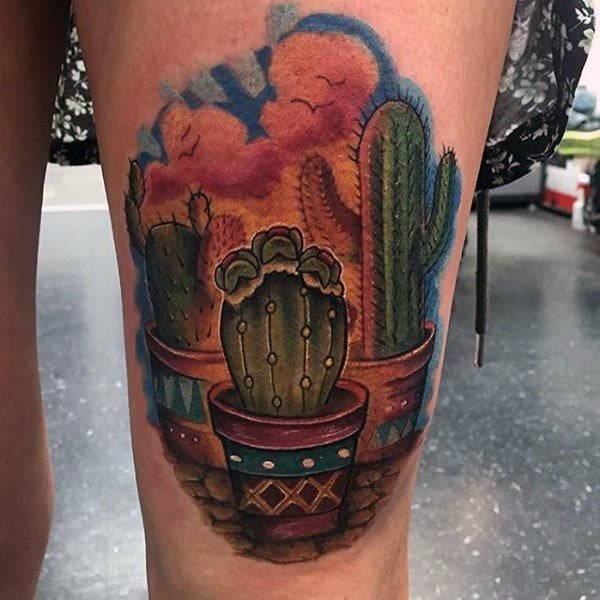 tatuaje cactus 41