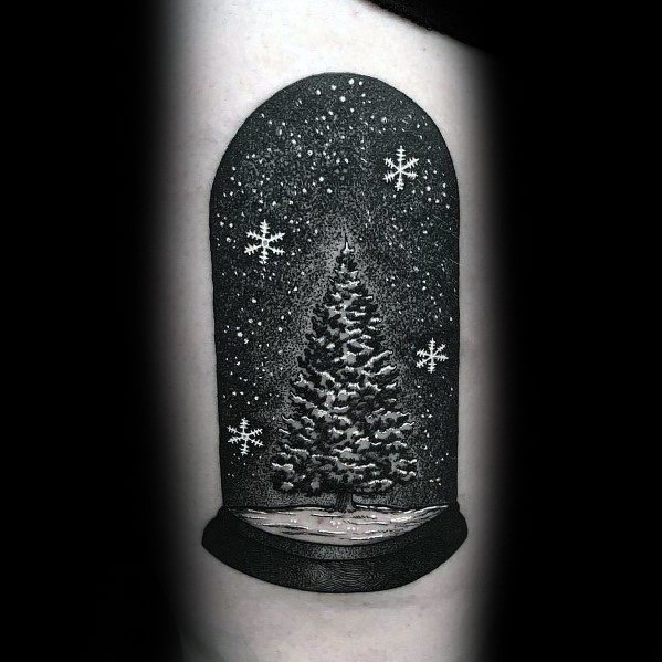 tatuaje arbol navidad 37