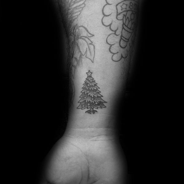 tatuaje arbol navidad 43