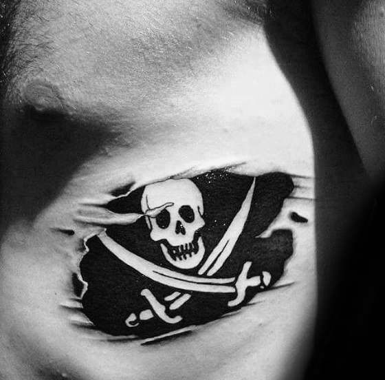 tatuaje bandera pirata 89