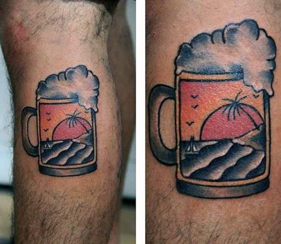 tatuaje cerveza 128