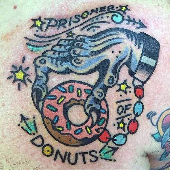 tatuaje donut 125