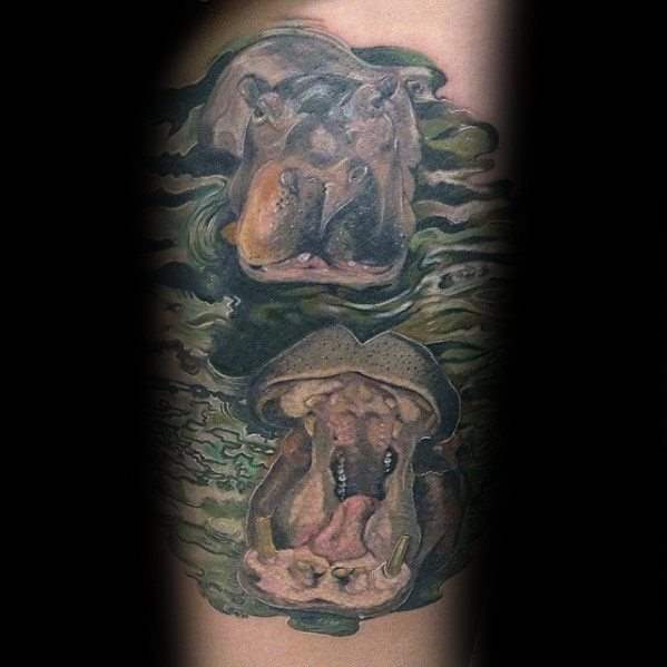tatuaje hipopotamo 101