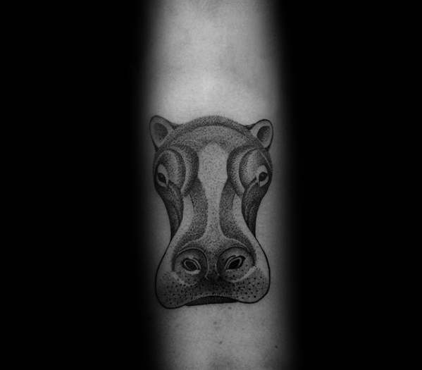 tatuaje hipopotamo 146
