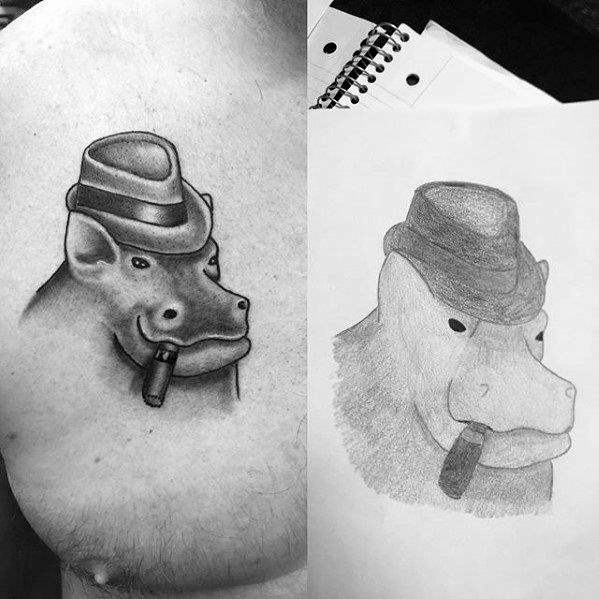 tatuaje hipopotamo 152