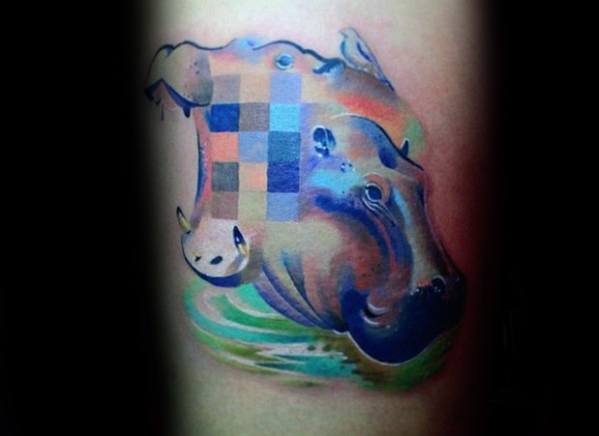 tatuaje hipopotamo 71