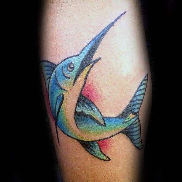 tatuaje pez espada 89