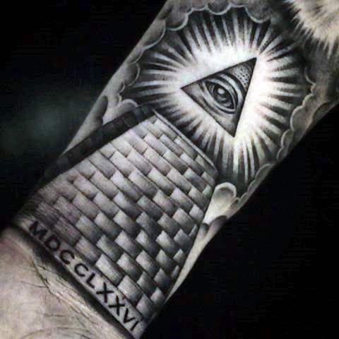 tatuaje simbolo dolar ojo providencia 44