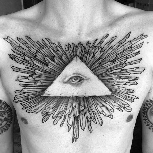 51 Tatuajes del Ojo del DÓLAR (Providencia): La pirámide con el ojo