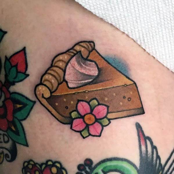 40 Tatuajes pasteleros: Pasteles, dulces, bizcocho y tartas