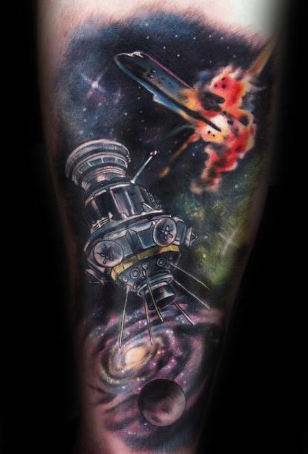 tatuaje telescopio 118