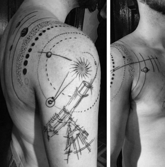 tatuaje telescopio 82