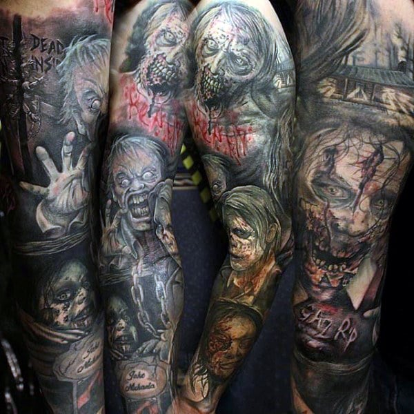 tatuaje zombie 64