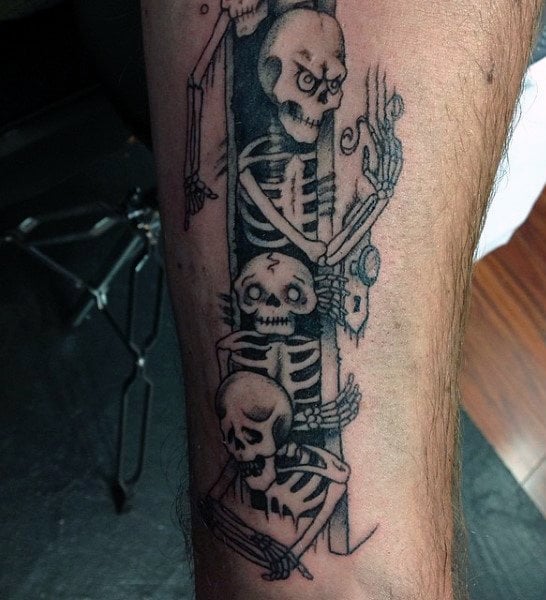 tatuaje esqueleto 133