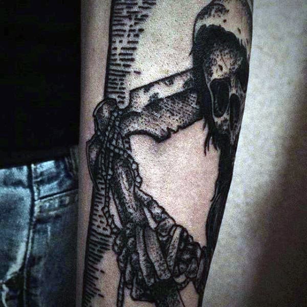 tatuaje muerte grim reaper 01