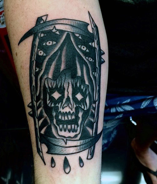 tatuaje muerte grim reaper 109