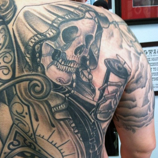 tatuaje muerte grim reaper 129