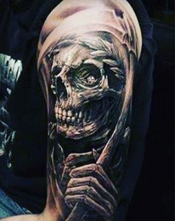 tatuaje muerte grim reaper 13