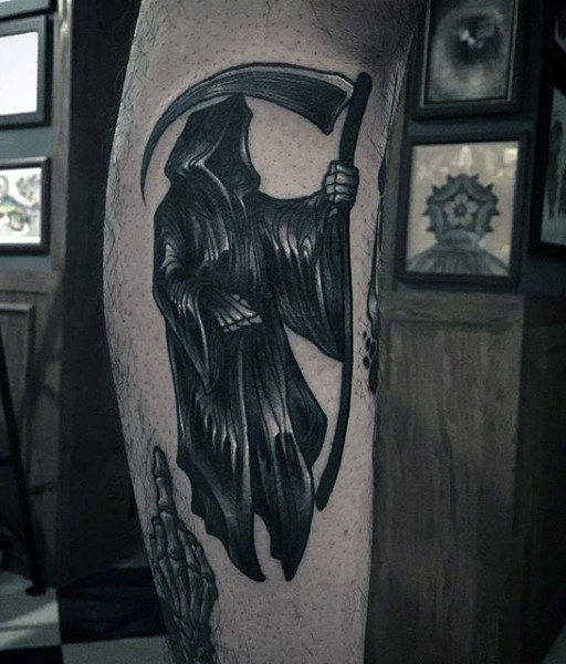 tatuaje muerte grim reaper 137