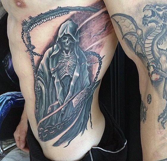 tatuaje muerte grim reaper 149