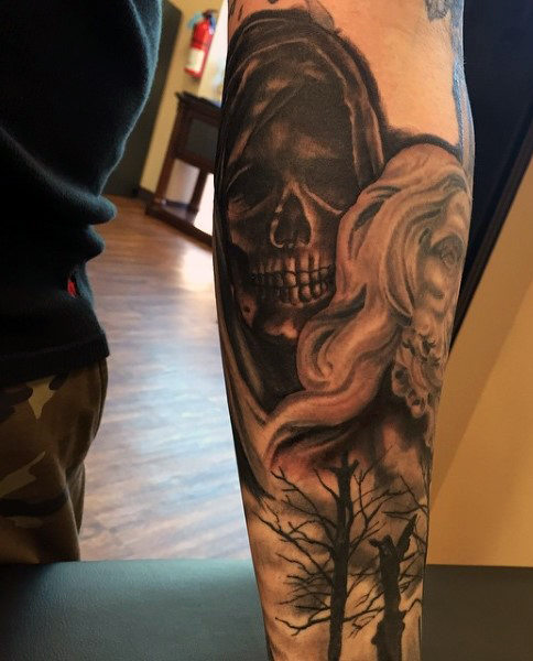 tatuaje muerte grim reaper 153