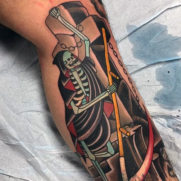 tatuaje muerte grim reaper 161