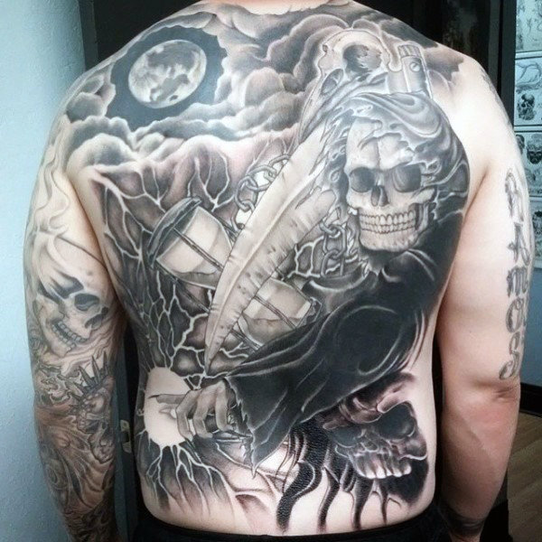 tatuaje muerte grim reaper 185
