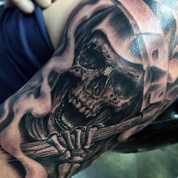 tatuaje muerte grim reaper 189