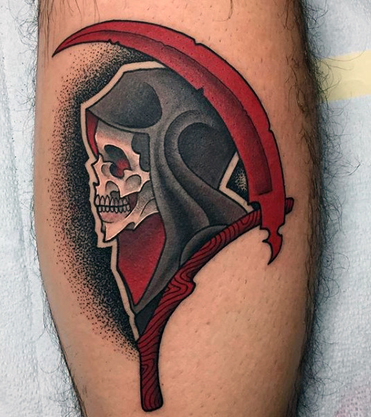 tatuaje muerte grim reaper 193