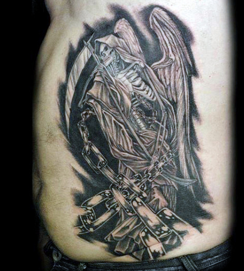 tatuaje muerte grim reaper 197