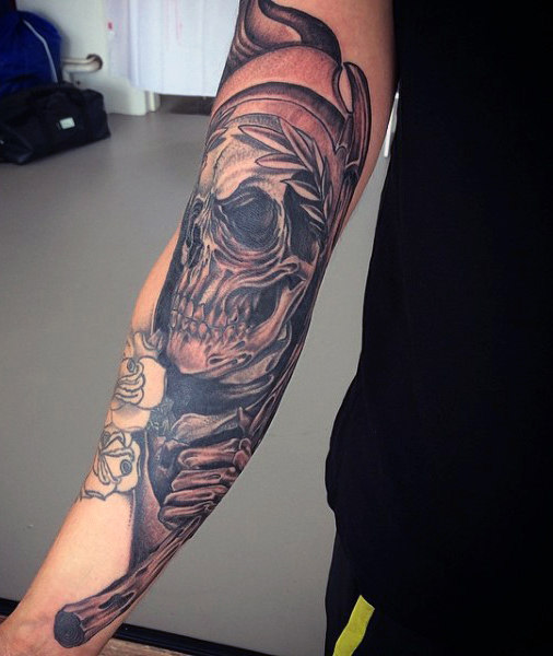 tatuaje muerte grim reaper 205