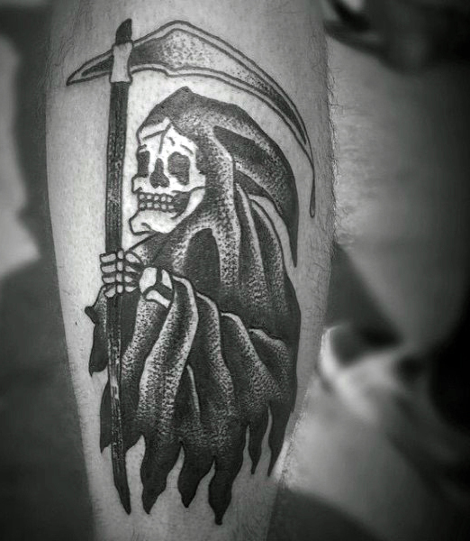 tatuaje muerte grim reaper 217