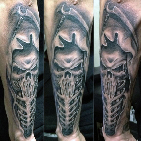 tatuaje muerte grim reaper 229