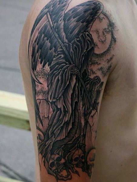 tatuaje muerte grim reaper 233