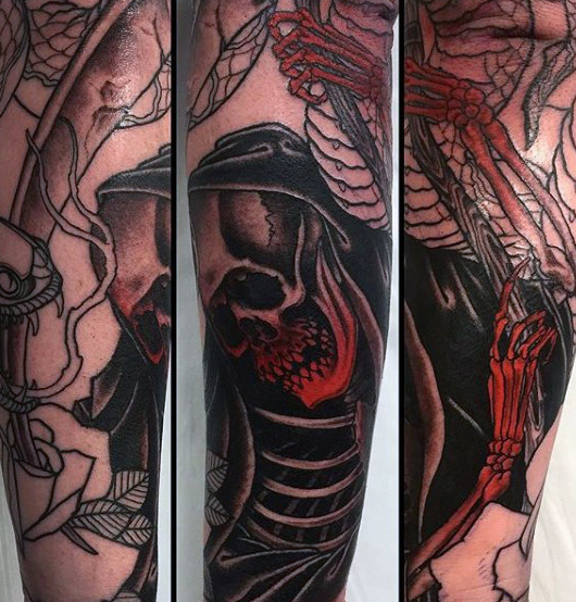 tatuaje muerte grim reaper 41