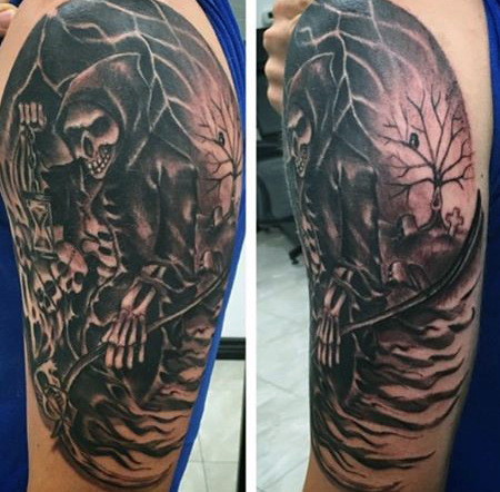tatuaje muerte grim reaper 53