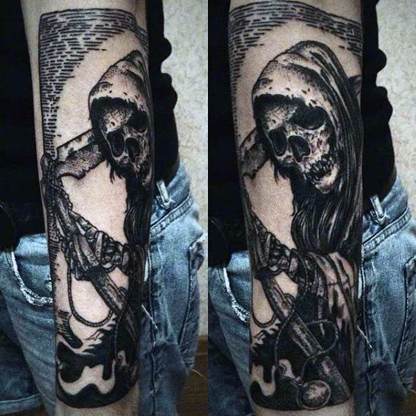 tatuaje muerte grim reaper 61