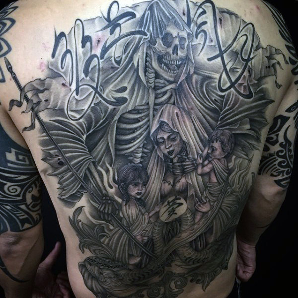 tatuaje muerte grim reaper 65