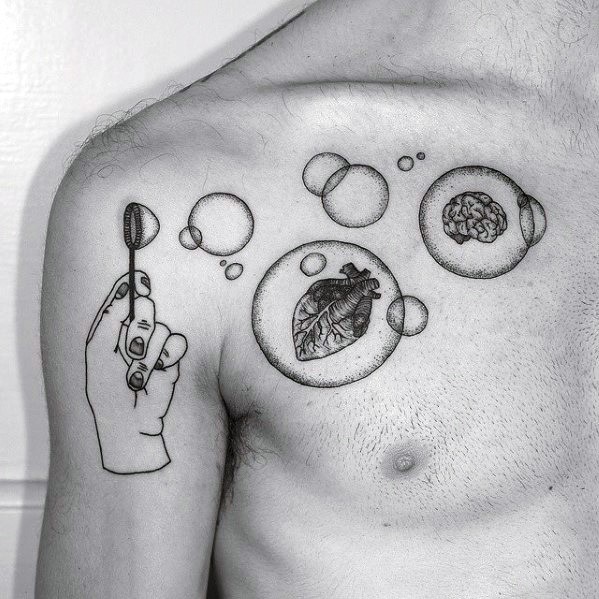 tatuaje burbuja pompa 28