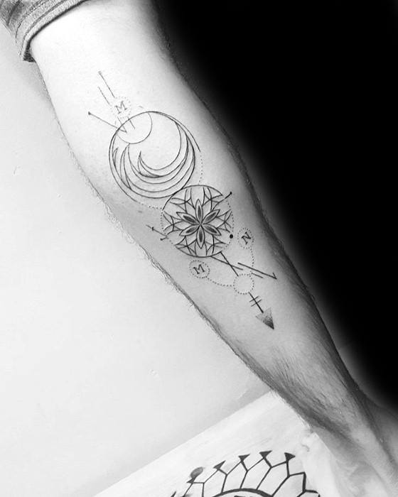 tatuaje flecha geometrica 28