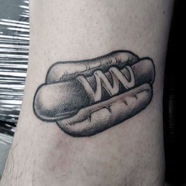 tatuaje hot dog perrito caliente 32
