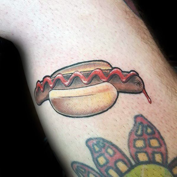 tatuaje hot dog perrito caliente 52