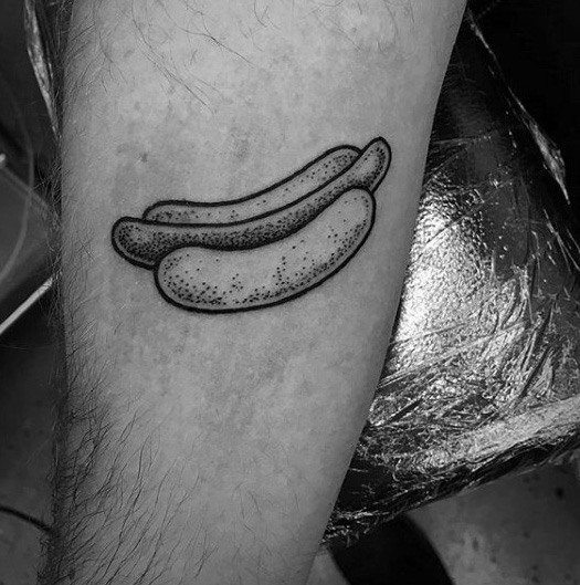 tatuaje hot dog perrito caliente 54