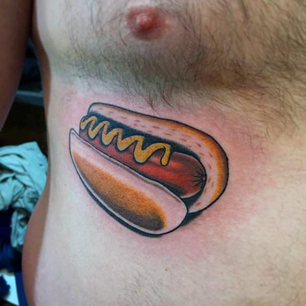 tatuaje hot dog perrito caliente 56