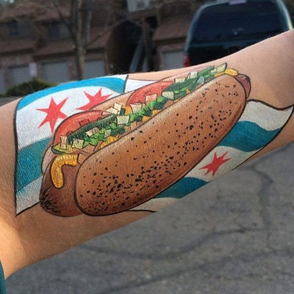tatuaje hot dog perrito caliente 58