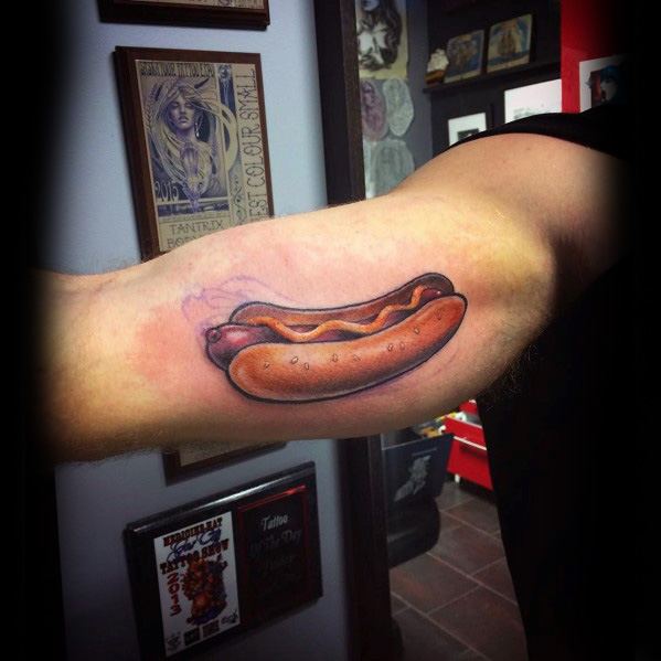 tatuaje hot dog perrito caliente 62